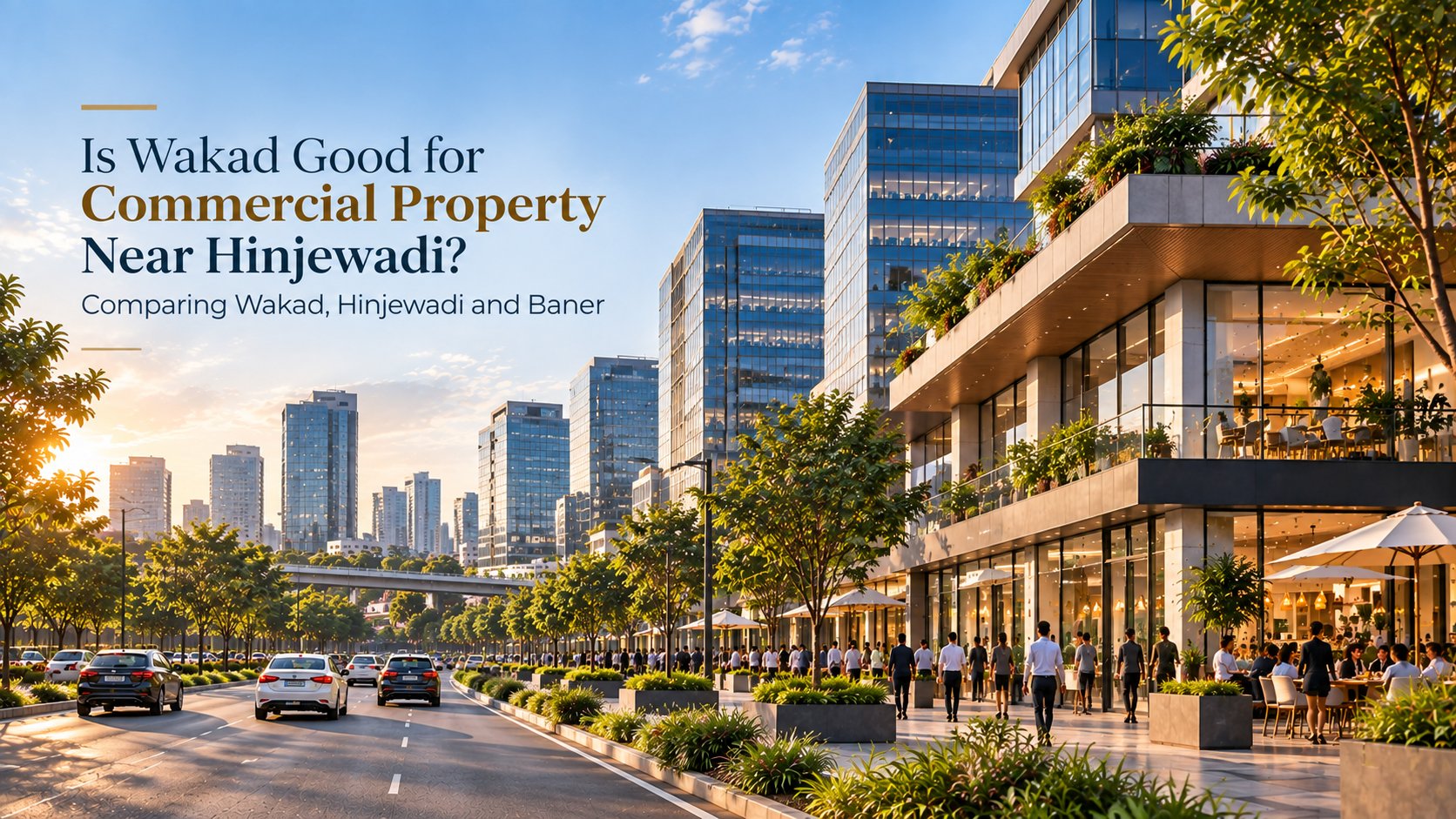 Is Wakad a Good Location for Commercial Real Estate Investment Compared to Hinjewadi and Baner?